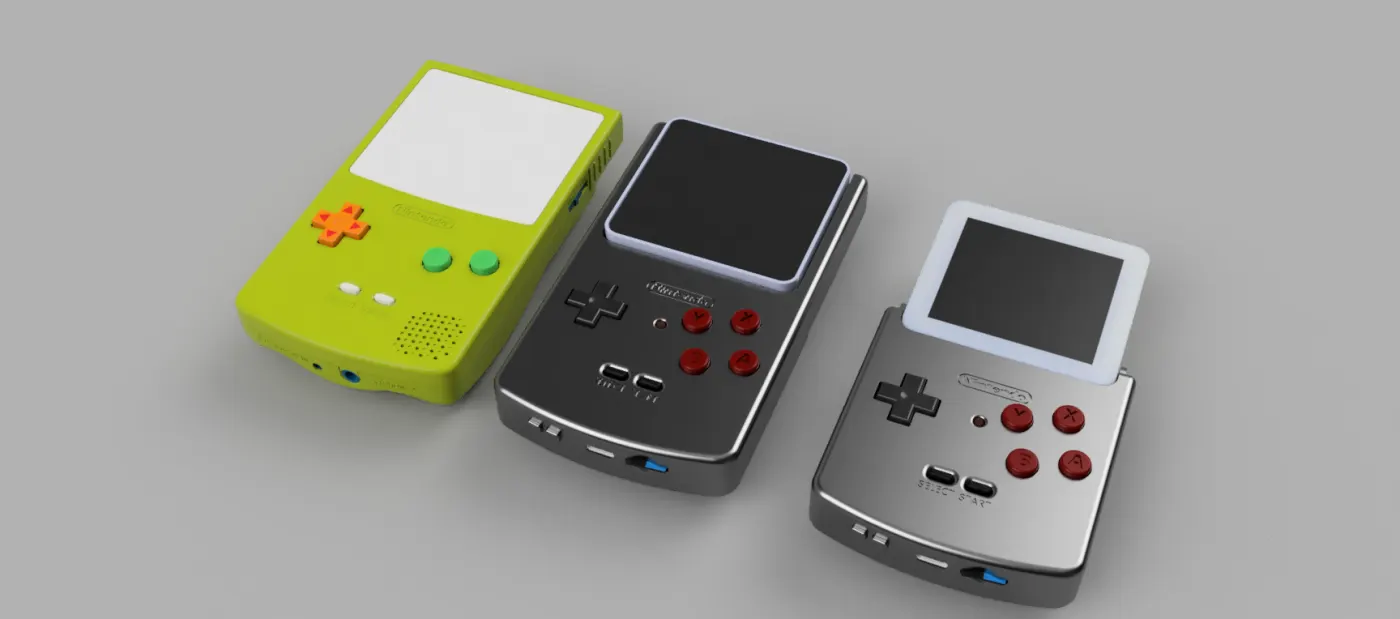 Game Boy-style ESP32 pocket console